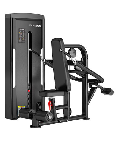 GET IN 2 SHAPE .Attack Fitness Selectorized Cable Strength range offers an industry leading selection of commercial machines.Stacks up to 125 kg on a selection of the range.Clear workout instructions.The machines are also adjustable and to fit users of all sizes. WORK-OUT NOW! BUY TODAY GET FREE UK DELIVERY OVER £199