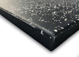 MYO Strength Rubber Flooring Rubber Black Tile with White Speckled Surface MYO14842-MYO14843