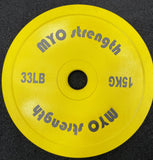 MYO Strength Steel Calibrated Plates Olympic Steel Calibrated Plate MYO19352-MYO19380 - IN 2 SHAPE