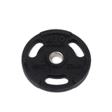 MYO Strength Olympic Discs Olympic Rubber Coated Disc Black MYO8452-MYO8461