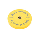 MYO Strength Olympic Solid Rubber Coloured Bumper Plate 2.5-25kg 450mm MYO14741-MYO14745-MYO12653