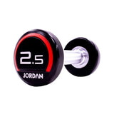 Jordan Premium Urethane Dumbbells Red 2.5 - 75kg