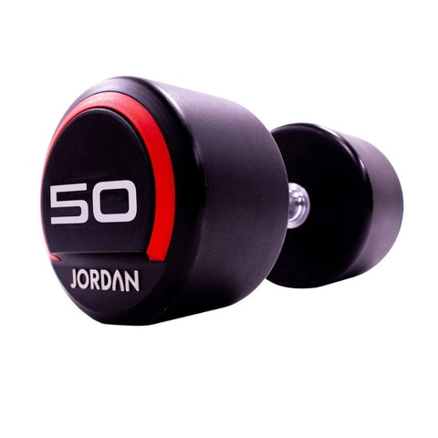 Jordan Premium Urethane Dumbbells Red 2.5 - 75kg
