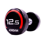 Jordan Premium Urethane Dumbbells Red 2.5 - 75kg