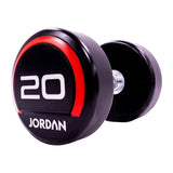 Jordan Premium Urethane Dumbbells Red 2.5 - 75kg