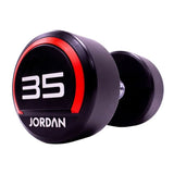 Jordan Premium Urethane Dumbbells Red 2.5 - 75kg