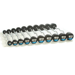 MYO Strength Rubber Barbells with PU End Cap 10kg–50kg EZ (10 Bar Set) MYO9857