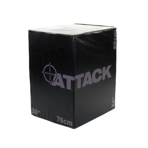 Attack Fitness Urban 3 In 1 Soft Plyo Box - Black ATTACK19388