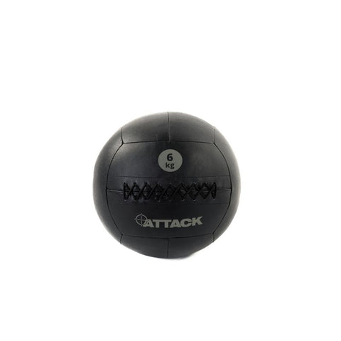 Attack Fitness Wall Ball Black 6kg -12kg ATTACK19409-ATTACK19412 - IN 2 SHAPE