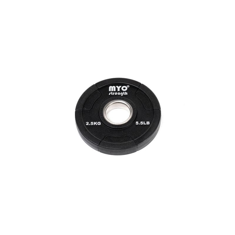 MYO Strength Olympic Urethane Disc Black 2.5-25 kg – in2shape.co.uk