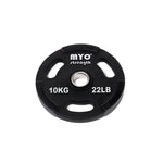 MYO Strength Olympic Urethane Disc Black MYO15342-MYO15421 - IN 2 SHAPE