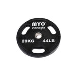 MYO Strength Olympic Urethane Disc Black MYO15342-MYO15421 - IN 2 SHAPE