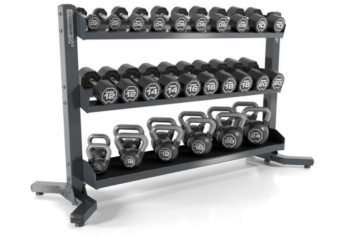 Escape Kettlebell and Dumbbell Rack RACKKD in2shape