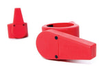 Olympic Clamp Collar Pair - Red-KAMCOL2