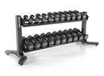 Escape Nucleus Urethane Dumbbell Set with Ridged Rack PUDB220R-PUDB240R